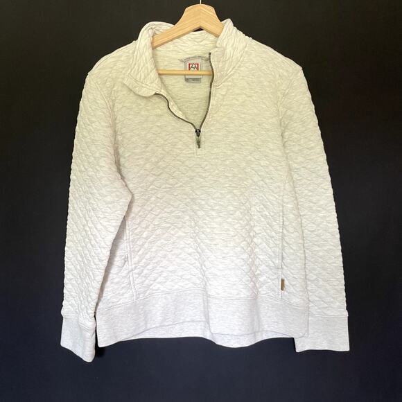 Avalanche 3/4 sleeves pullover sweater fleece women's size XL casual warm - Picture 1 of 8